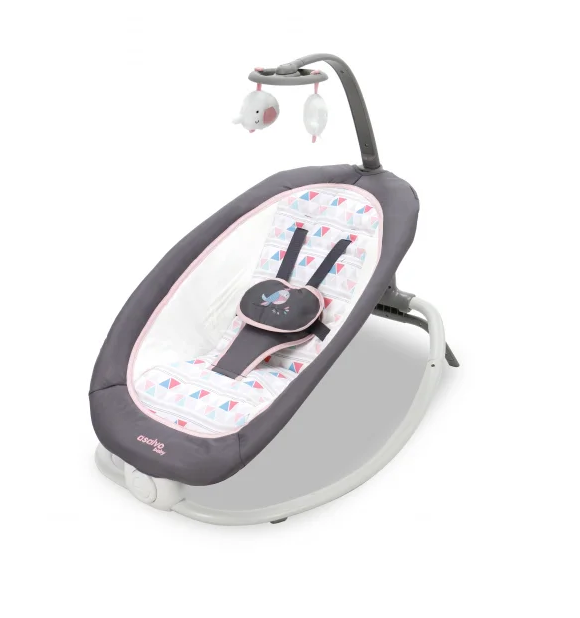 Baby Bouncer Fold Birds Pink x